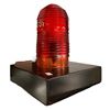 Image 1 : Vintage Red Glass Domed Table Light