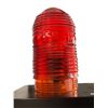 Image 3 : Vintage Red Glass Domed Table Light