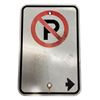 Image 3 : 3x Vintage Street Signs: Road Names (Spring & Mary) & No Parking