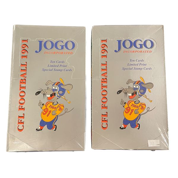 2x Sealed 1991 CFL Football JOGO Booster Boxes