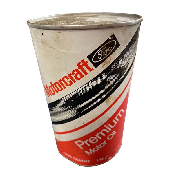 Vintage Ford Motorcraft Oil Tin (Full)