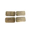 Image 2 : Assorted Vintage Metal Postal Tags