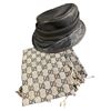 Image 1 : Danier Leather Bucket Hat & Reproduction Gucci Scarf