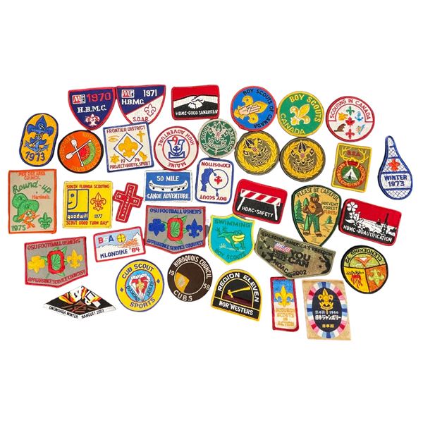 Assorted Vintage Patches (Mostly Scouts)