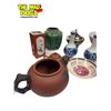 Image 2 : Assorted Asian Collectibles: Porcelain Bowls, Vases, Clay Teapots, & More