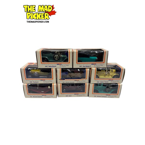 8x Vintage Union 76 Classics Toy Cars