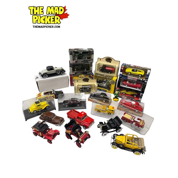 Assorted Toy Cars: Paul's Model Art, Motormax, Antique Classic, & More