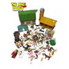 Image 1 : Assorted Vintage Farm Toys: Lazy-Day Farm, Lemax Animals & Farmers