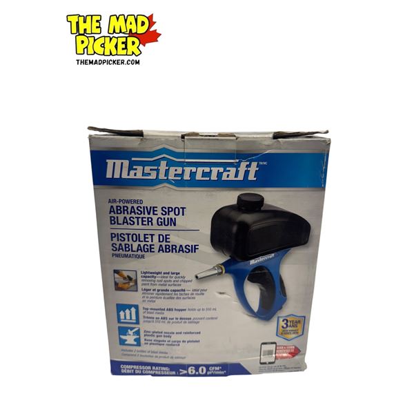 New Mastercraft Air Powered Abrasive Spot Blaster Gun