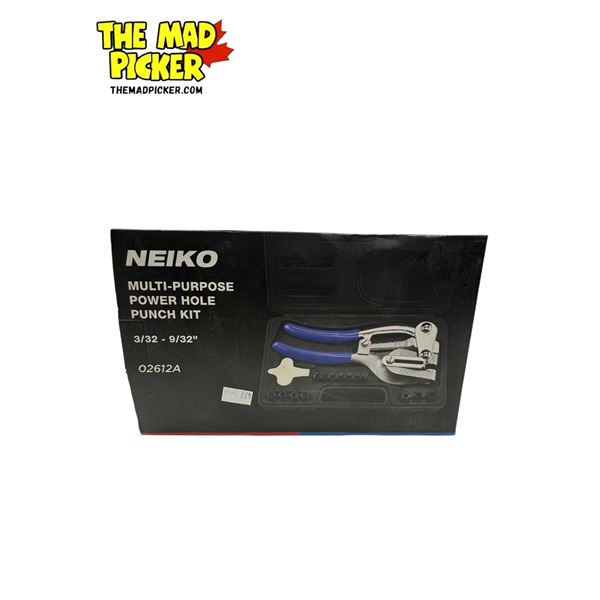 Neiko Multi-Purpose Power Hole Punch Kit 3/32 - 9/32"