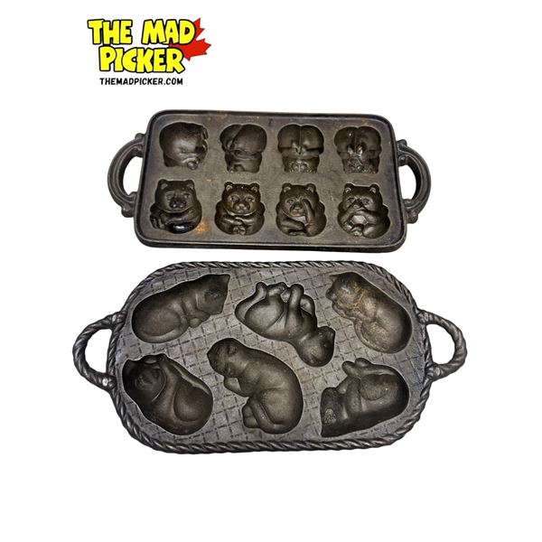 2x 1980s John Wright Baking Molds