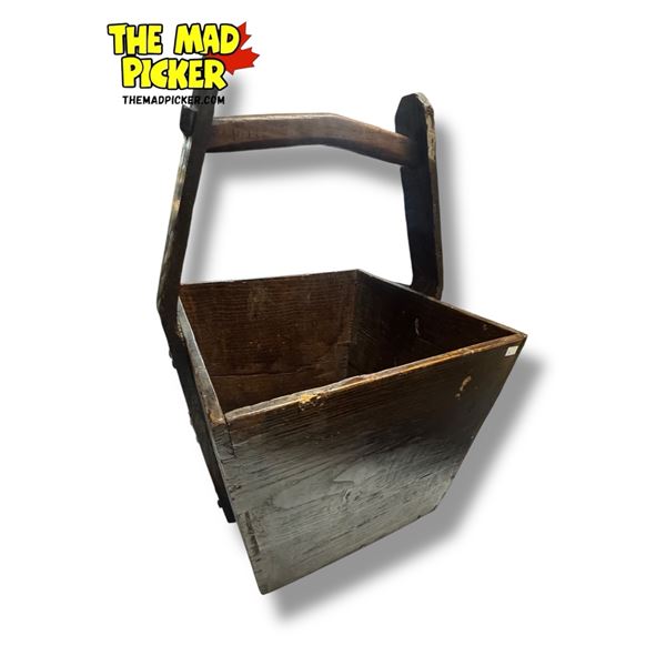 Earyl Hand Made Well Bucket With Forged Nails