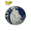 Image 3 : Vintage Collectibles: Cut Glass Candy Bowl, Art Glass Paperweights, & Royal Copenhagen Plates