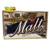 Image 1 : Vintage Michelob Malt Liquor Mirror Back Advertisement