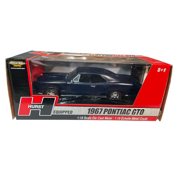 American Muscle Hurst Equipped 1967 Pontiac GTO 1:18 Scale Die Cast Car