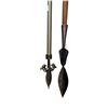 Image 2 : Fleur De Lis Curtain Rod & African Double Headed Spear