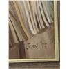 Image 2 : 1977 Jean Signed First Nations Still Painting Of A Man