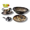 Image 1 : Assorted Vintage Plated Dishware (Mostly Birks): Gravy Boat, Candle Stick Holder, Plates, & More