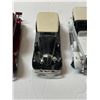 Image 4 : 4x Die Cast Collectible Cars: Cadillac Tow Car, Mercedes Benz 500-K, Fleetwood, & Ford Coupe
