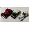 Image 7 : 4x Die Cast Collectible Cars: Cadillac Tow Car, Mercedes Benz 500-K, Fleetwood, & Ford Coupe