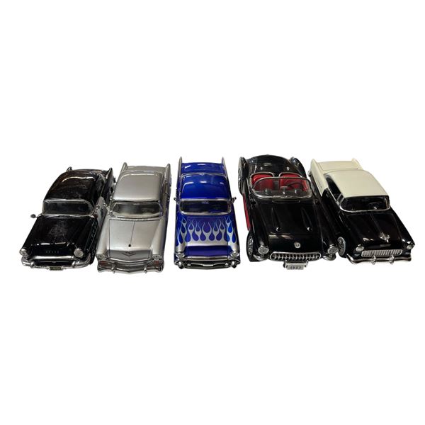 5x Die Cast Collectible Cars: Maisto, Jada Toys, Road Legends, & More