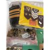 Image 2 : Assorted Vintage Military Patches, Buttons, & More