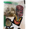 Image 3 : Assorted Vintage Military Patches, Buttons, & More