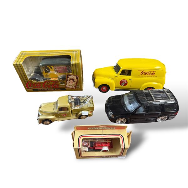 5x Collectible Cars (Mostly Coca-Cola)