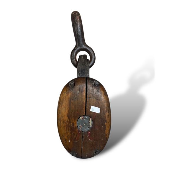 Vintage Block & Tackle Pulley