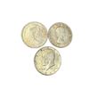 Image 2 : 3x Silver Coins: 2x Canadian Half Dollars (1963 / 1965) & USA Kennedy Half Dollar 1967