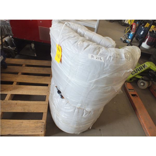 Single Foam Mattress w/ Cover & Pillows