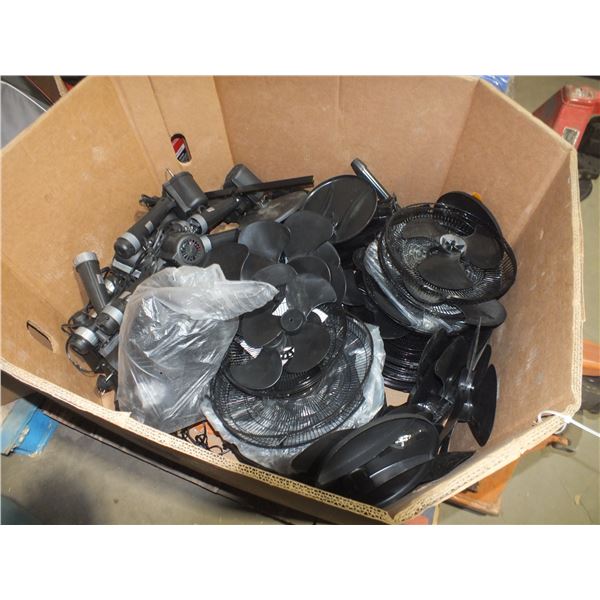 Crate Of Fans And Parts