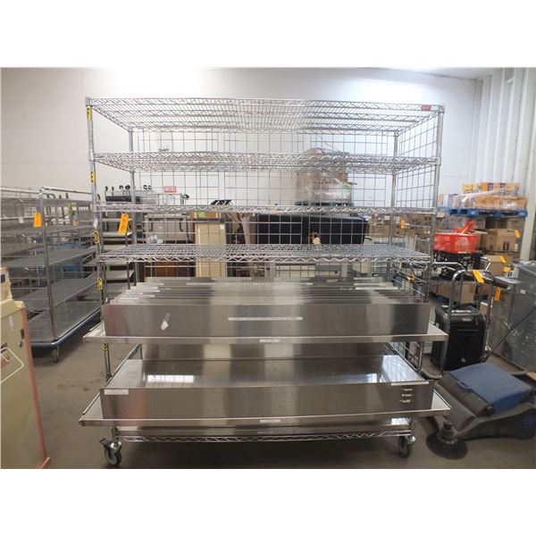 Metal Rack On Wheels