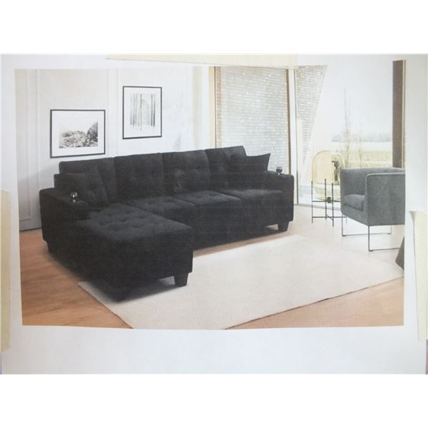 Black Sofa Set