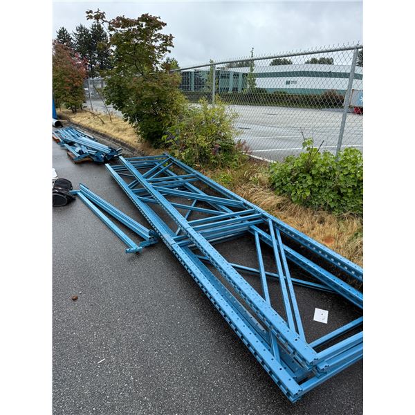 Group - Steel Adjustable Warehouse Racking - See Description for Dimension