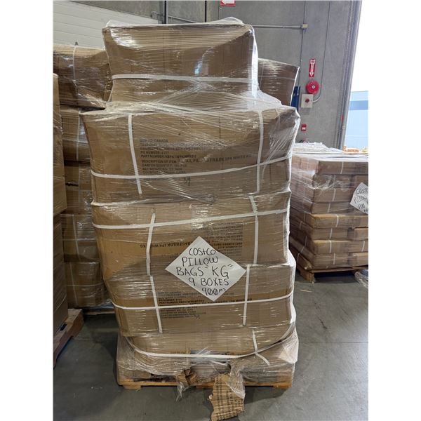 Pallet - 900 Costco Pillow Bags - King Size - Approximate Count