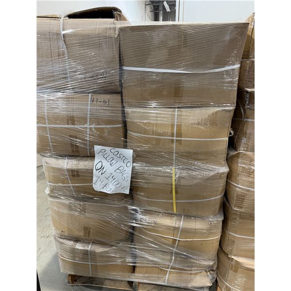 Pallet - 1,400 Costco Pillow Bags - Queen - Approximate Count