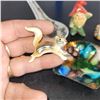 Image 2 : Lot of Miniatures + Spoon Rest - Colourful Glass Trinket or Ashtray, Taiwan, Etc