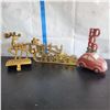 Image 2 : Quality Reindeer Stocking Holder, Christmas Sign + Car Ho Ho Ho Decor