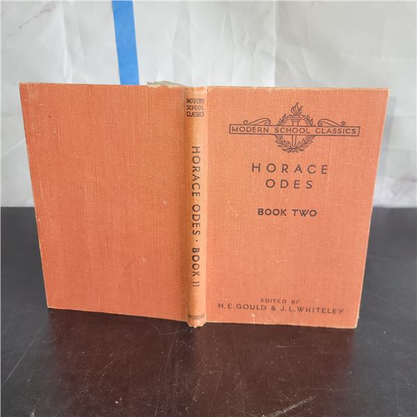 Horace Odes, Book Two, edited H. E Gould & J. L. Whiteley, 1953