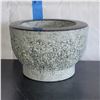 Image 1 : 6 Inch Granite Mortar Bowl or Planter