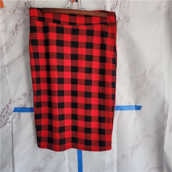 Ladies Plaid Skirt - Urban Coco Size L
