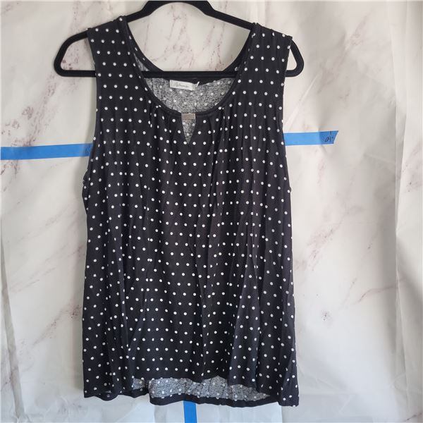 Ladies Polka Dot Top - Reitmans Size 2X