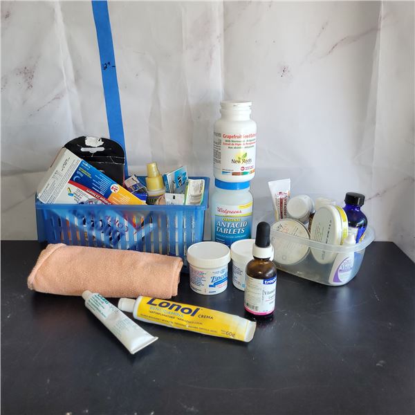 Lot of Various Medicine Cabinet Items - Likely all past BB Date