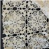 Image 3 : Large Handmade Granny Square Crocheted Cotton Table Cloth 70x90"