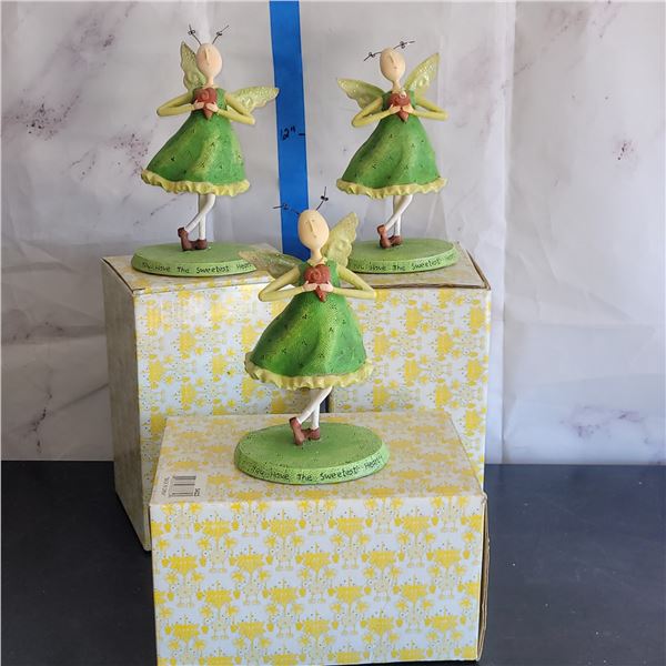 Lot of 3 New in Box Angel Figurines