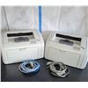 Image 1 : Lot of 2 Working HP LaserJet 1018 Priinters