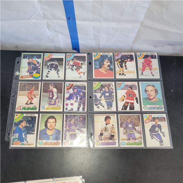 Lot of 18 Old Hockey Cards