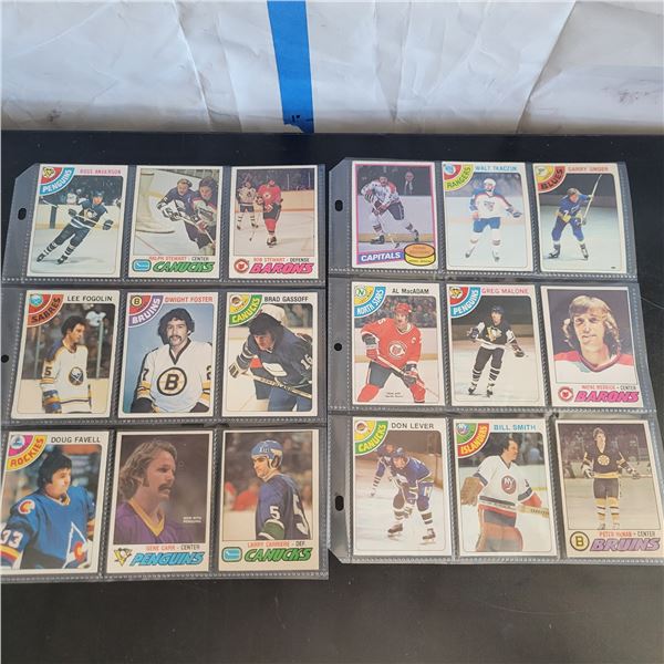 Lot of 18 Old Hockey Cards
