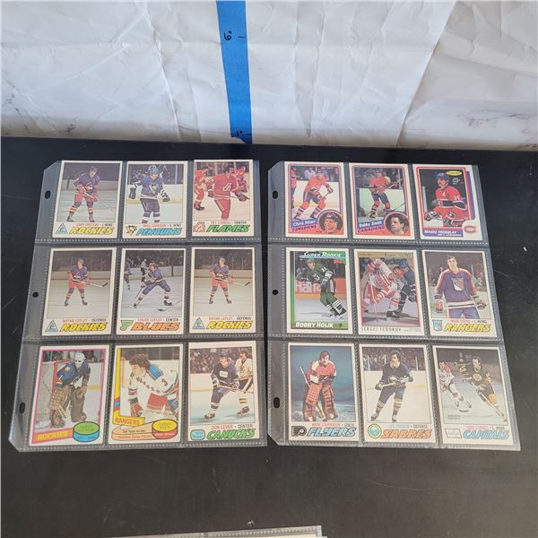 Lot of 18 Old Hockey Cards